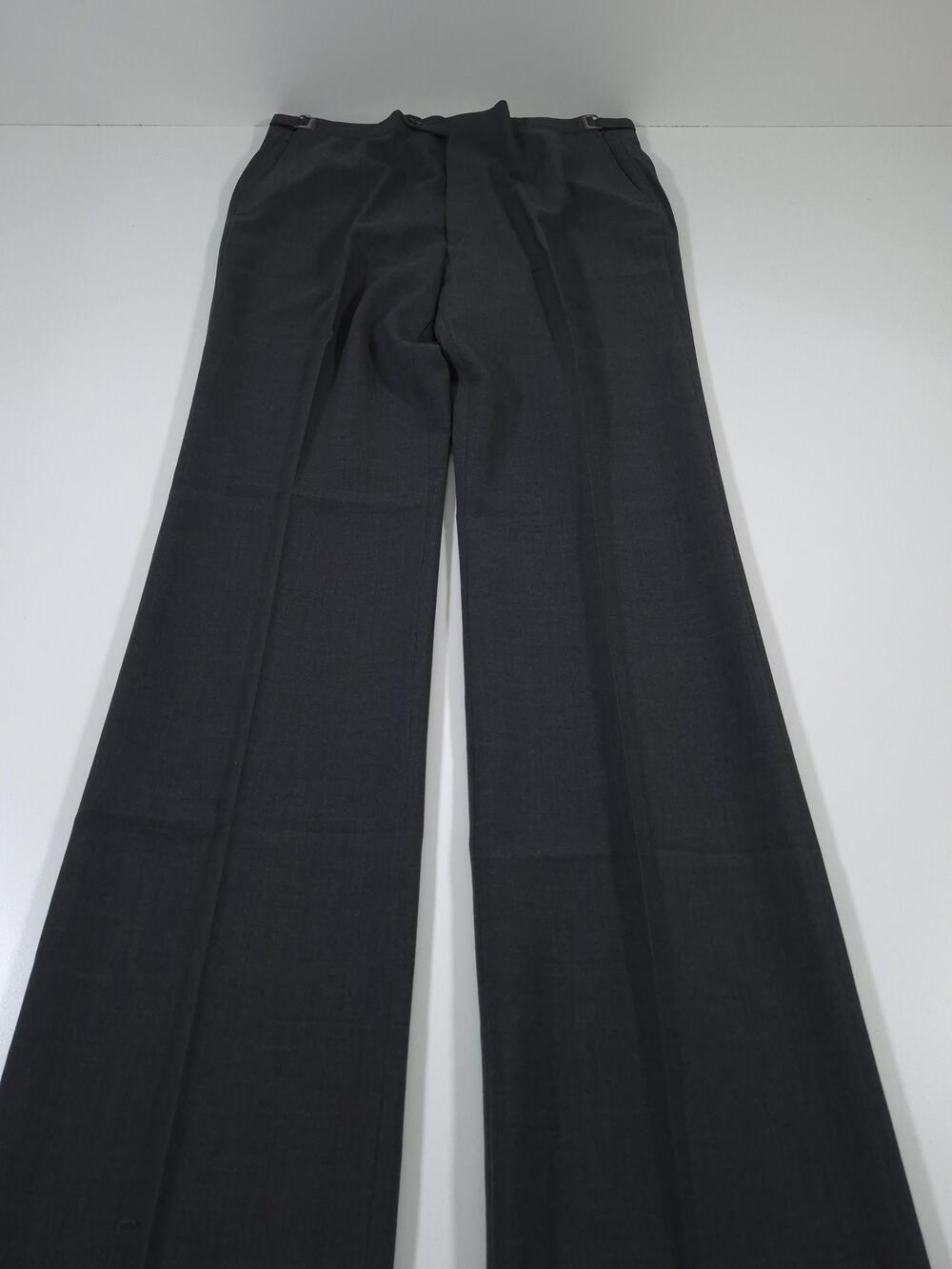 VTG Jaymar Dress Pants Mens 38x36 Gray Wool Polyester Flat Front USA Jasper